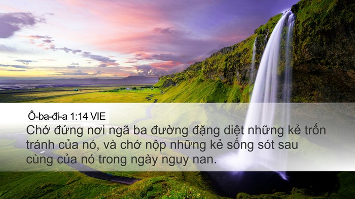 Ô-ba-đi-a 1:14 VIE Bible Verse Image