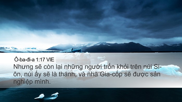 Ô-ba-đi-a 1:17 VIE Bible Verse Image