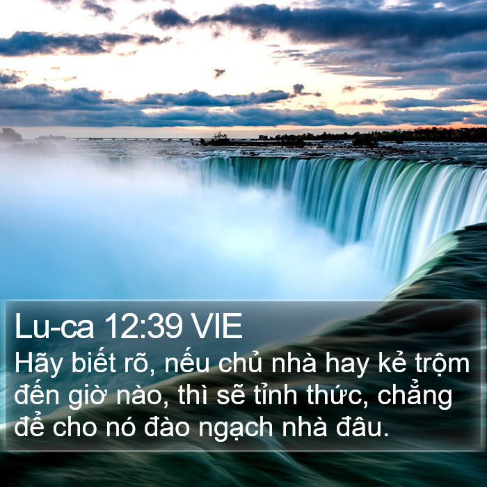 Lu-ca 12:39 VIE - Hãy biết rõ, nếu chủ nhà hay kẻ trộm