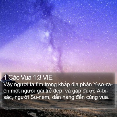 1 Các Vua 1:3 VIE Bible Verse Image