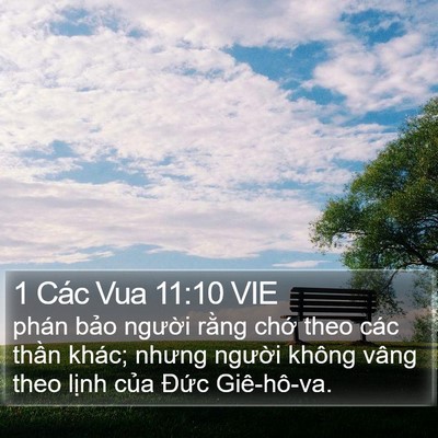 1 Các Vua 11:10 VIE Bible Verse Image