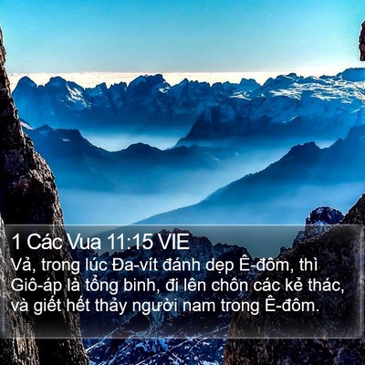 1 Các Vua 11:15 VIE Bible Verse Image