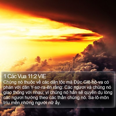 1 Các Vua 11:2 VIE Bible Verse Image