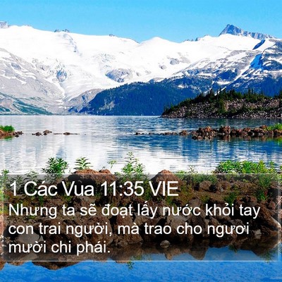 1 Các Vua 11:35 VIE Bible Verse Image