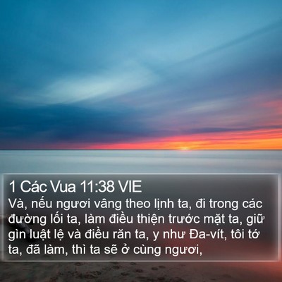 1 Các Vua 11:38 VIE Bible Verse Image