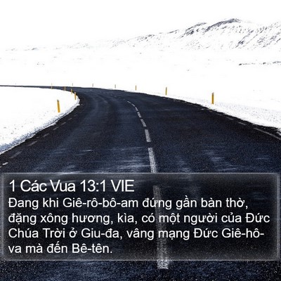 1 Các Vua 13:1 VIE Bible Verse Image