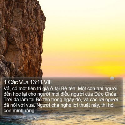 1 Các Vua 13:11 VIE Bible Verse Image