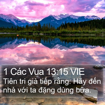 1 Các Vua 13:15 VIE Bible Verse Image
