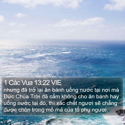 1 Các Vua 13:22 VIE Bible Verse Image