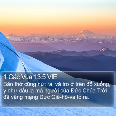 1 Các Vua 13:5 VIE Bible Verse Image