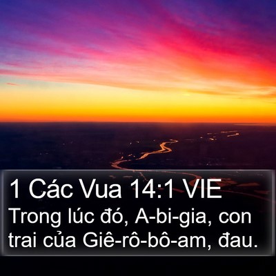 1 Các Vua 14:1 VIE Bible Verse Image