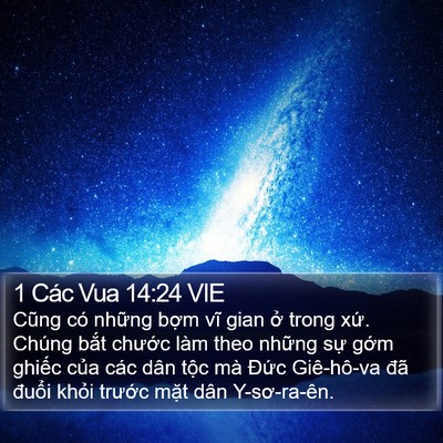 1 Các Vua 14:24 VIE Bible Verse Image