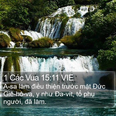 1 Các Vua 15:11 VIE Bible Verse Image