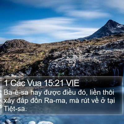 1 Các Vua 15:21 VIE Bible Verse Image