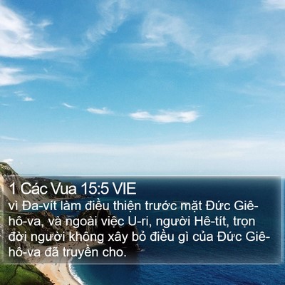 1 Các Vua 15:5 VIE Bible Verse Image