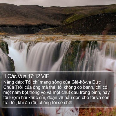 1 Các Vua 17:12 VIE Bible Verse Image