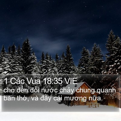 1 Các Vua 18:35 VIE Bible Verse Image