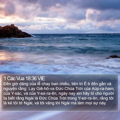 1 Các Vua 18:36 VIE Bible Verse Image