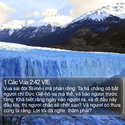 1 Các Vua 2:42 VIE Bible Verse Image