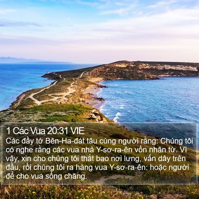 1 Các Vua 20:31 VIE Bible Verse Image
