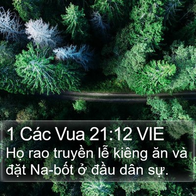 1 Các Vua 21:12 VIE Bible Verse Image