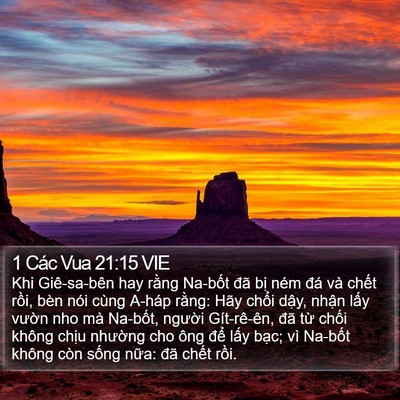 1 Các Vua 21:15 VIE Bible Verse Image