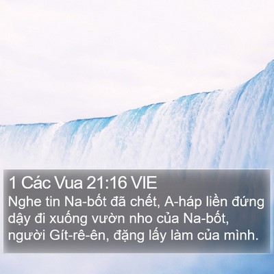 1 Các Vua 21:16 VIE Bible Verse Image