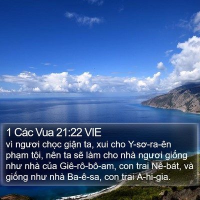 1 Các Vua 21:22 VIE Bible Verse Image