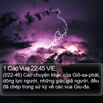 1 Các Vua 22:45 VIE Bible Verse Image