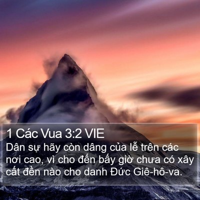 1 Các Vua 3:2 VIE Bible Verse Image