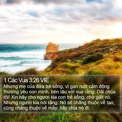 1 Các Vua 3:26 VIE Bible Verse Image