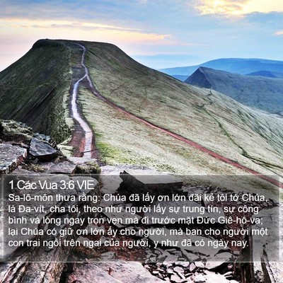 1 Các Vua 3:6 VIE Bible Verse Image