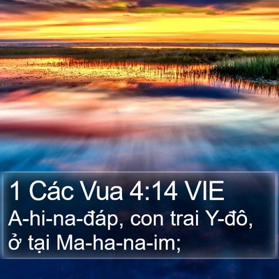1 Các Vua 4:14 VIE Bible Verse Image