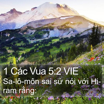 1 Các Vua 5:2 VIE Bible Verse Image