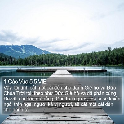 1 Các Vua 5:5 VIE Bible Verse Image
