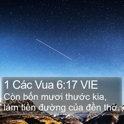 1 Các Vua 6:17 VIE Bible Verse Image