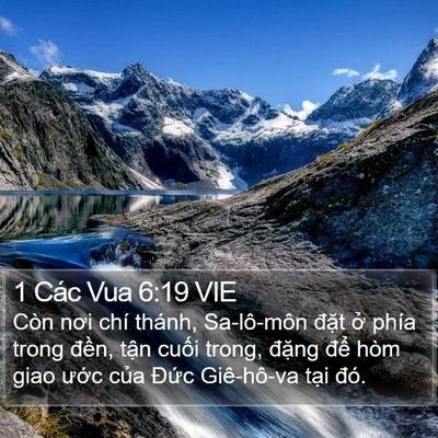 1 Các Vua 6:19 VIE Bible Verse Image