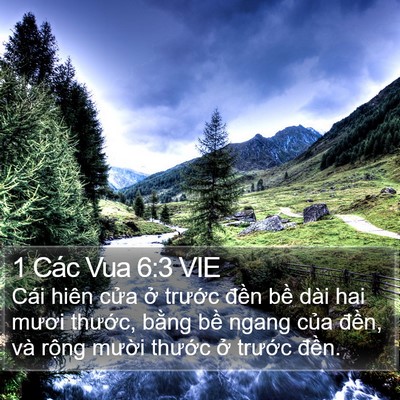 1 Các Vua 6:3 VIE Bible Verse Image