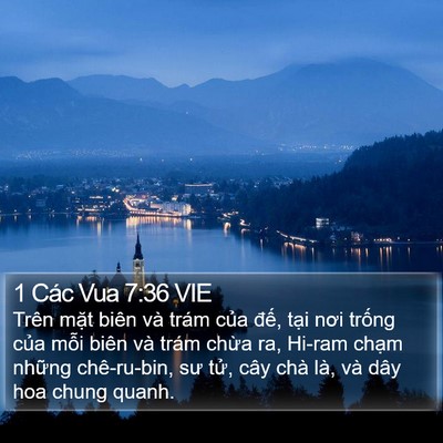 1 Các Vua 7:36 VIE Bible Verse Image