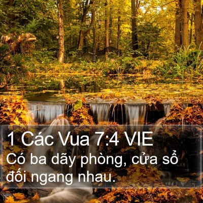 1 Các Vua 7:4 VIE Bible Verse Image