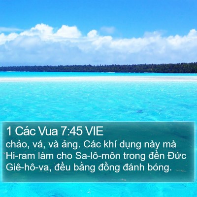 1 Các Vua 7:45 VIE Bible Verse Image