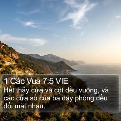 1 Các Vua 7:5 VIE Bible Verse Image