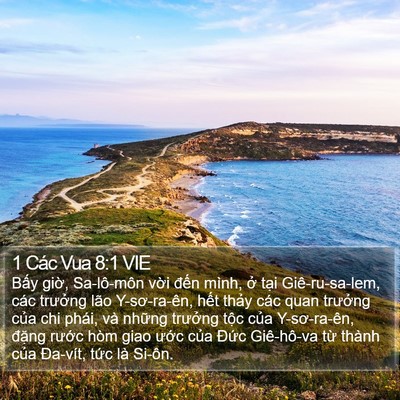 1 Các Vua 8:1 VIE Bible Verse Image