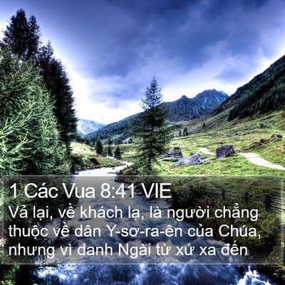 1 Các Vua 8:41 VIE Bible Verse Image