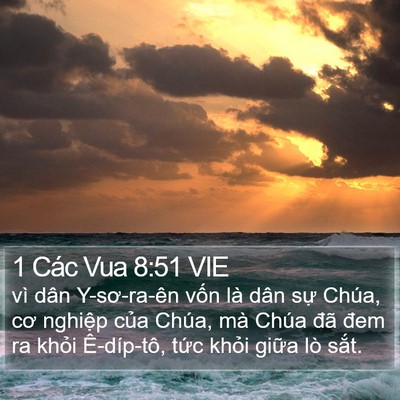 1 Các Vua 8:51 VIE Bible Verse Image