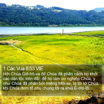 1 Các Vua 8:53 VIE Bible Verse Image