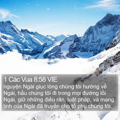 1 Các Vua 8:58 VIE Bible Verse Image
