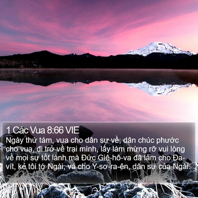 1 Các Vua 8:66 VIE Bible Verse Image
