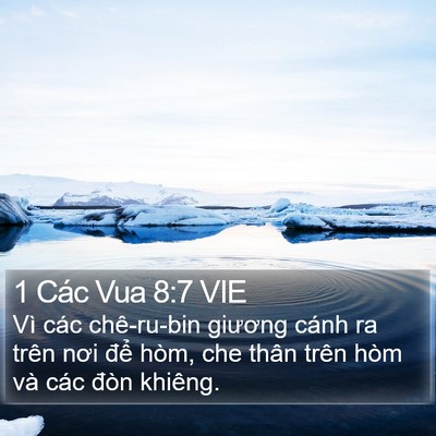 1 Các Vua 8:7 VIE Bible Verse Image
