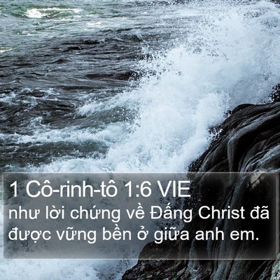1 Cô-rinh-tô 1:6 VIE Bible Verse Image